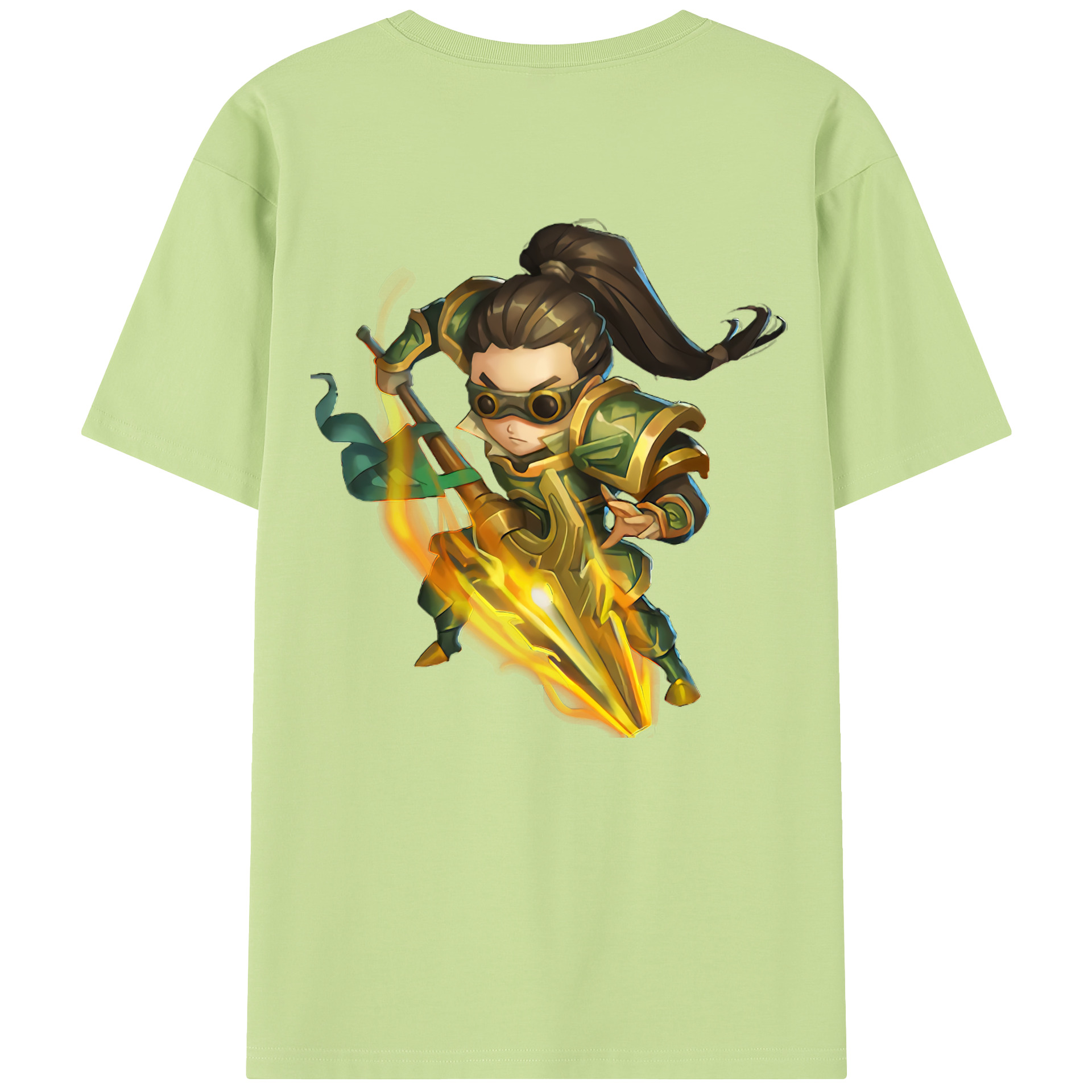 リーグ・オブ・レジェンド League of Legends LOL 綿100％半袖Tシャツ（背面プリント）